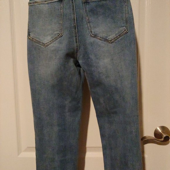 Risen Looking For Answers High Rise Tie-Belt Skinny Jeans Size 3 - Picture 13 of 16